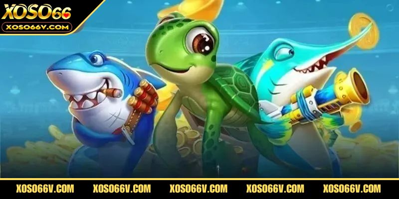 Bắn cá rùa xanh nhận biết nhờ hiệu ứng âm thanh ánh sáng
